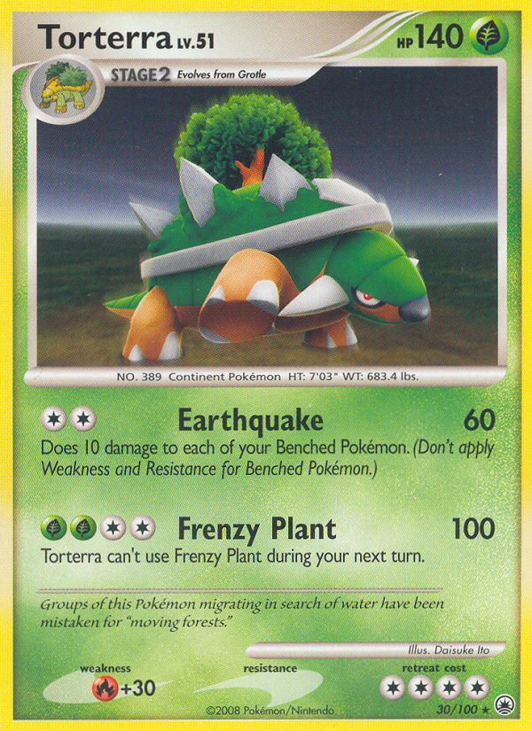 Majestic Dawn Torterra #30/100